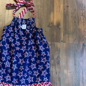 Fourth of July pillowcase dress